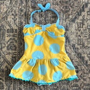 Matilda Jane Polka Dot Halter Toddler Swimsuit